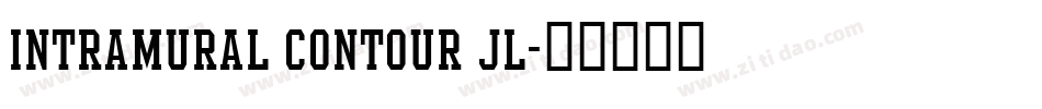 Intramural Contour JL字体转换